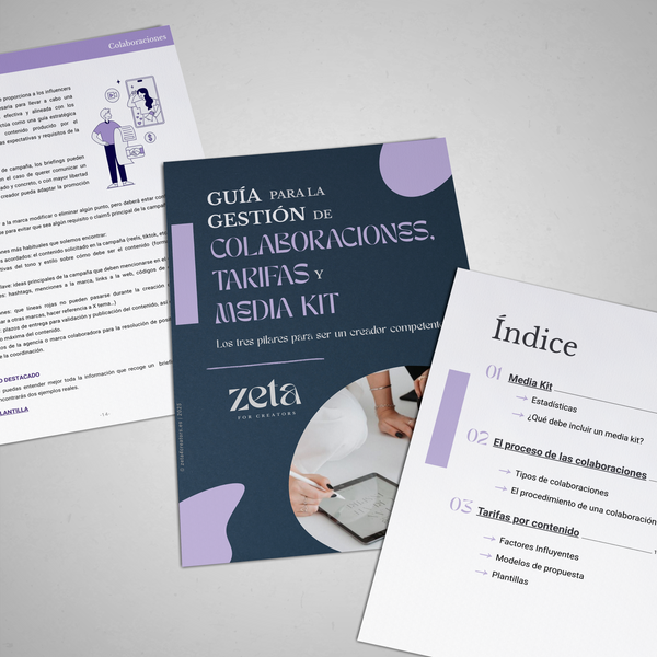 Guía para la gestión de COLABORACIONES, TARIFAS y MEDIA KIT